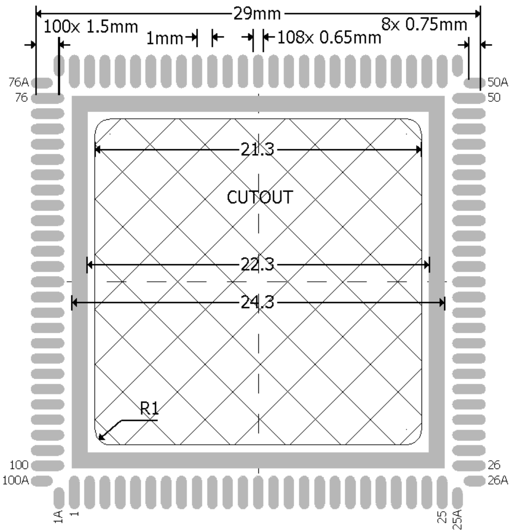 QS2 Land Pattern